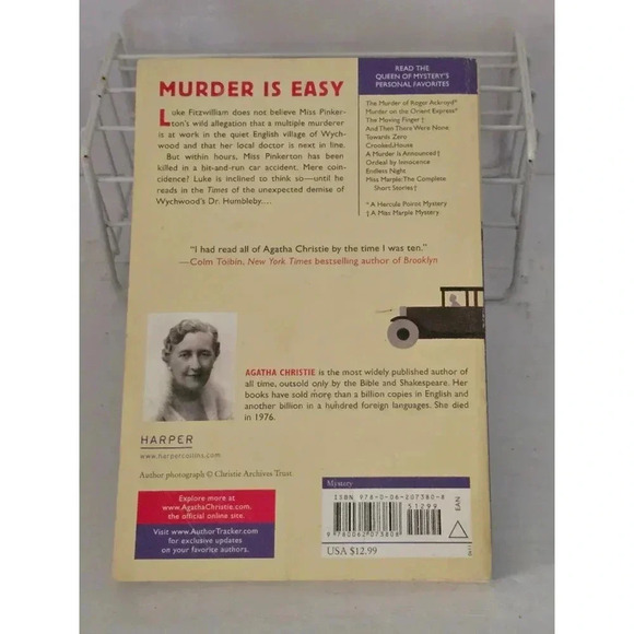 Harper Agatha Christie Murder is Easy Mystery Book - Picture 3 of 5